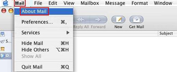 Macintosh Mail software de correo electrónico