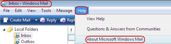 Microsoft Windows Mail software de correo electrónico