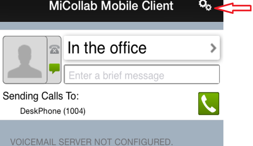 Micollab - settings
