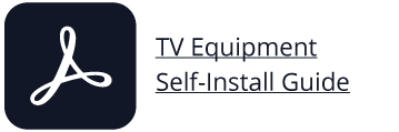 TV self-install guide
