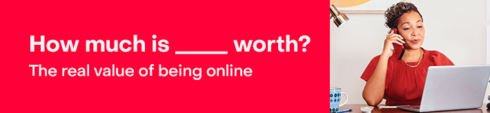 how much is being online worth